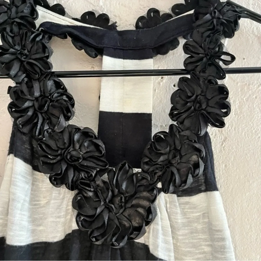 INC Black and White Racerback Top - Picture 4 of 7